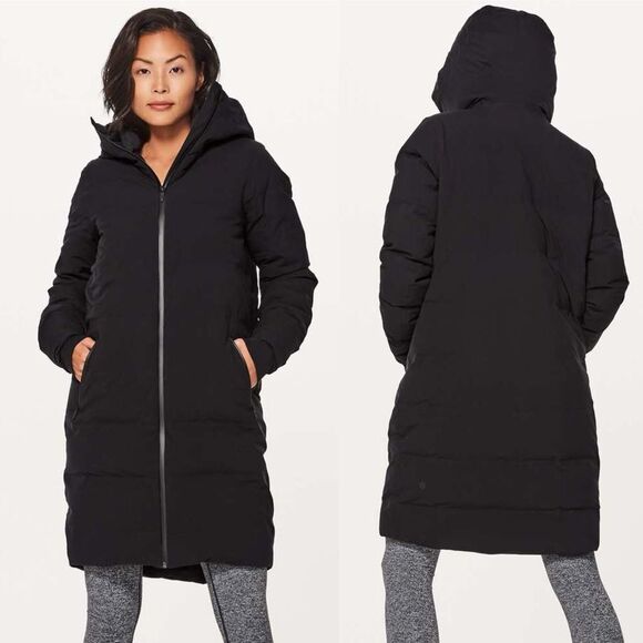 Lululemon 8 Slush Hour Parka - Waterproof 600 down filled Long Puffer Jacket - Picture 1 of 16